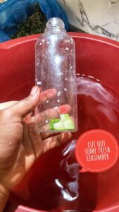 add slices of cucumber or lemon to your can