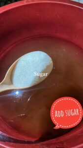 add sugar to taste