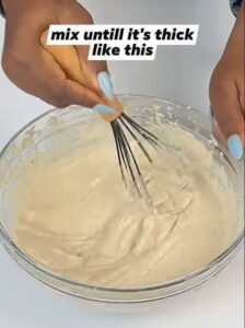 add your ingredients and whisk