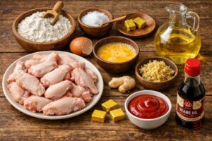 picture of ingredients for sweet chicken combo recipe