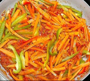 stir fry your veggies