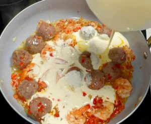 add your heavy cream