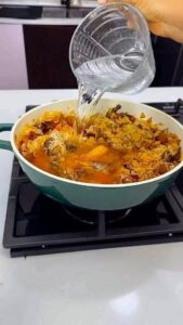 add water or meat stock