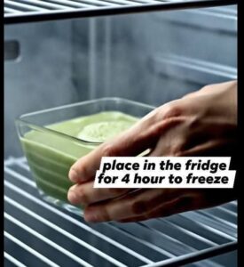 place in the fridge
