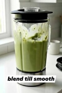 blend until smooth for avocado ice cream