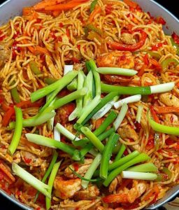 add seasoning and spring onions