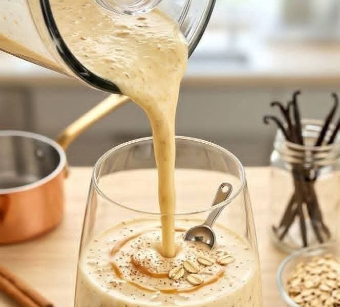 featured image for creamy oat milkshake