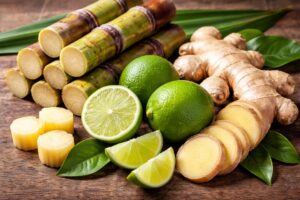 fresh sugar cane ingredients