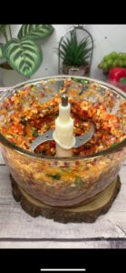 picture of roughly blended pepper mix