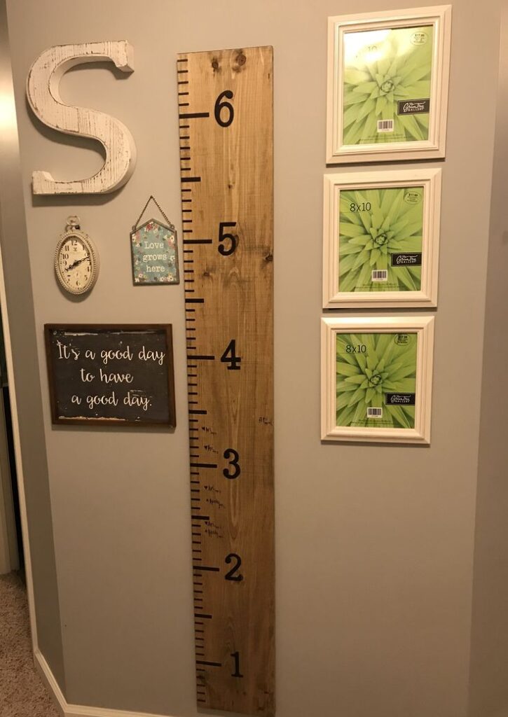 Add a Growth Chart Wall