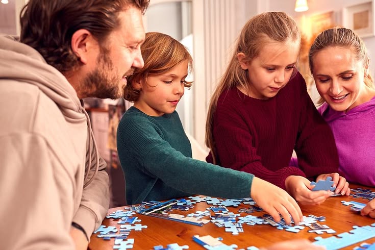  Complete a Family Puzzle Together