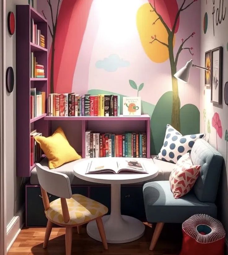 Create a Colorful Reading Nook