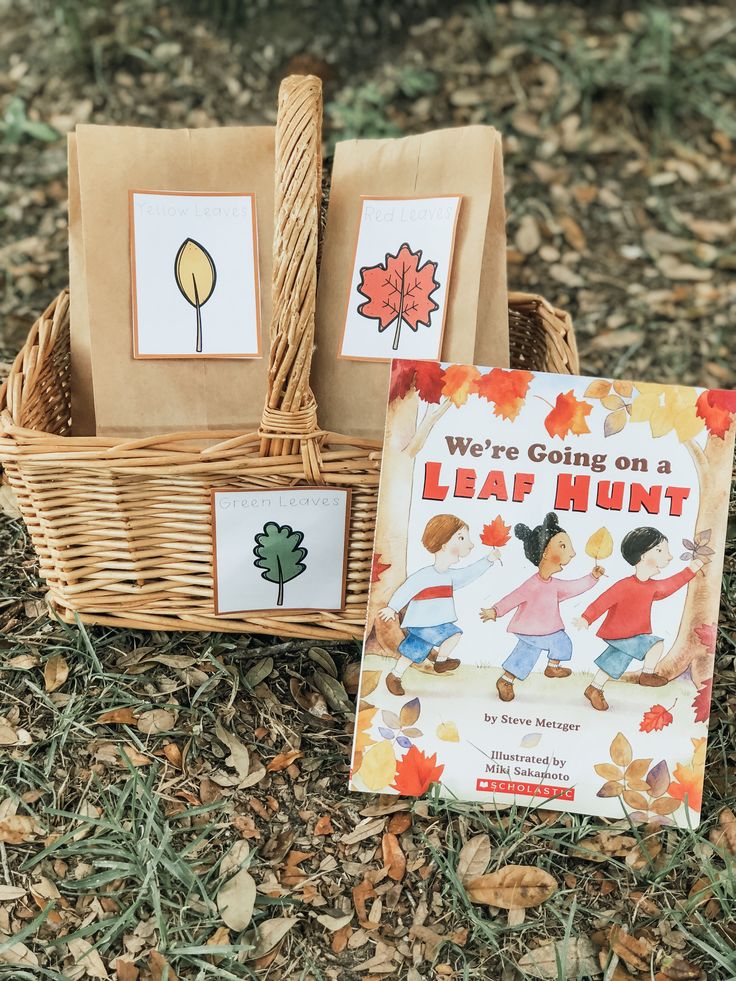 Create a Fall Reading Basket