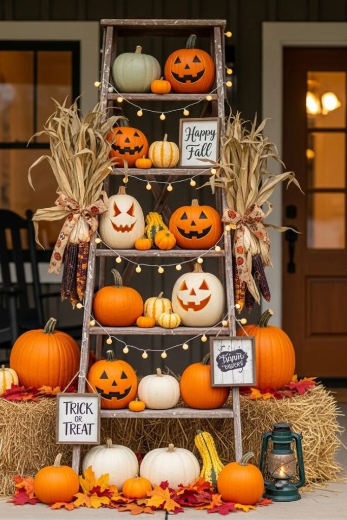 Create a Pumpkin Display Corner