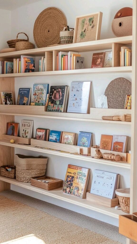 Decorate with Open Wall Shelves