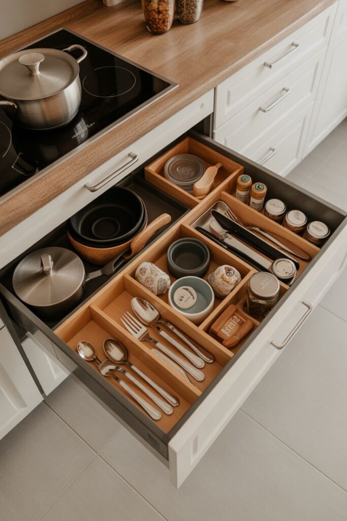 Divide Messy Drawers Into Categories