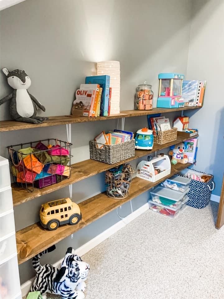 Install Plenty of Wall Shelves