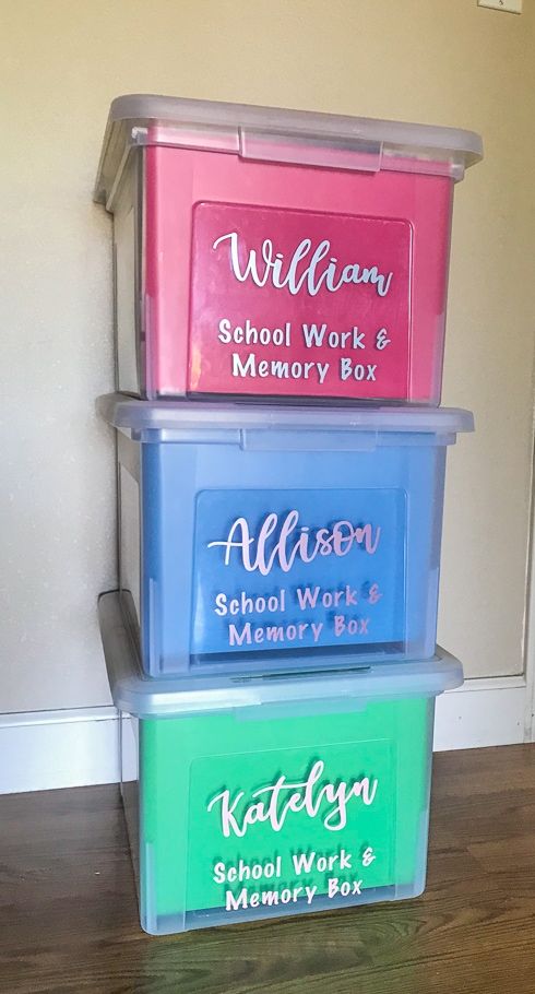 Keep a Small Memory Box for Each Child