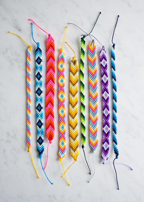 Make Colorful Friendship Bracelets