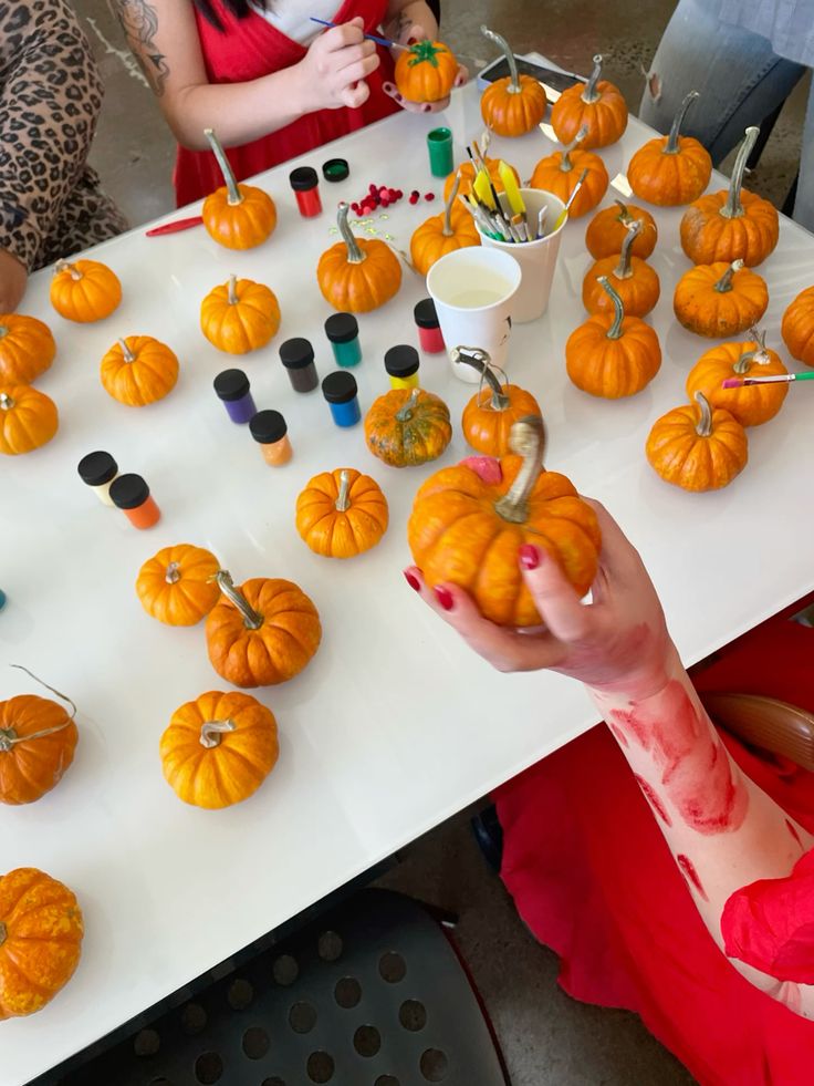 Offer Pumpkin Decorating Stations by Age
