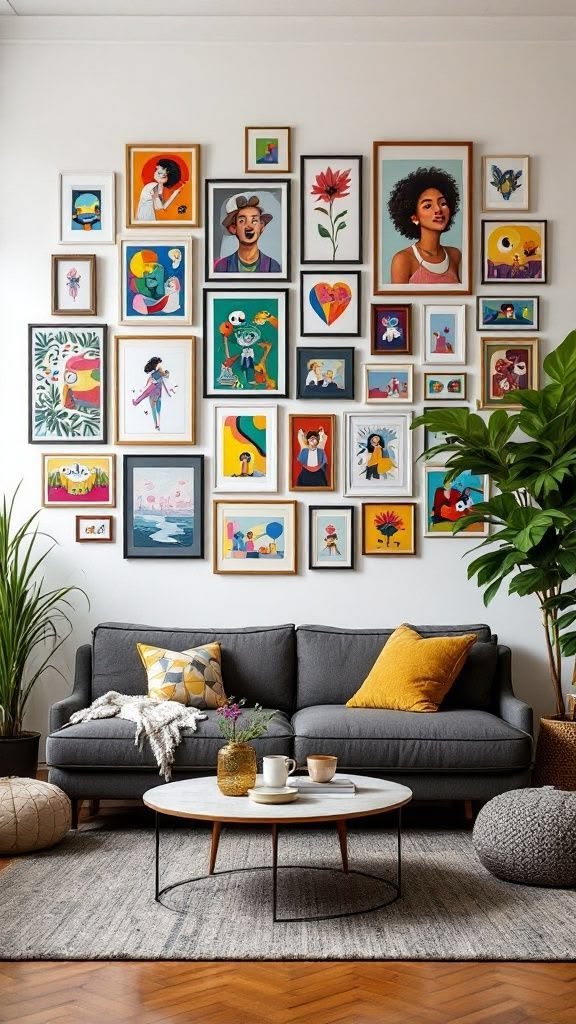 Start a Living Room Art Gallery