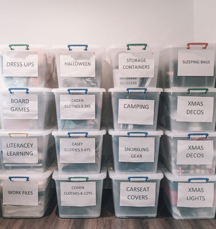 storage organization