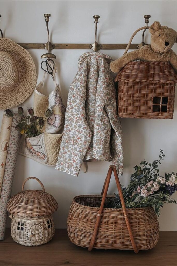 Use Woven Baskets for Storage