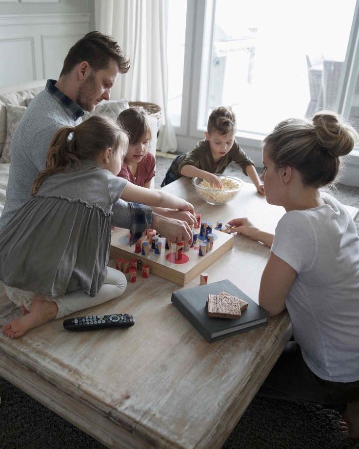 family playing games