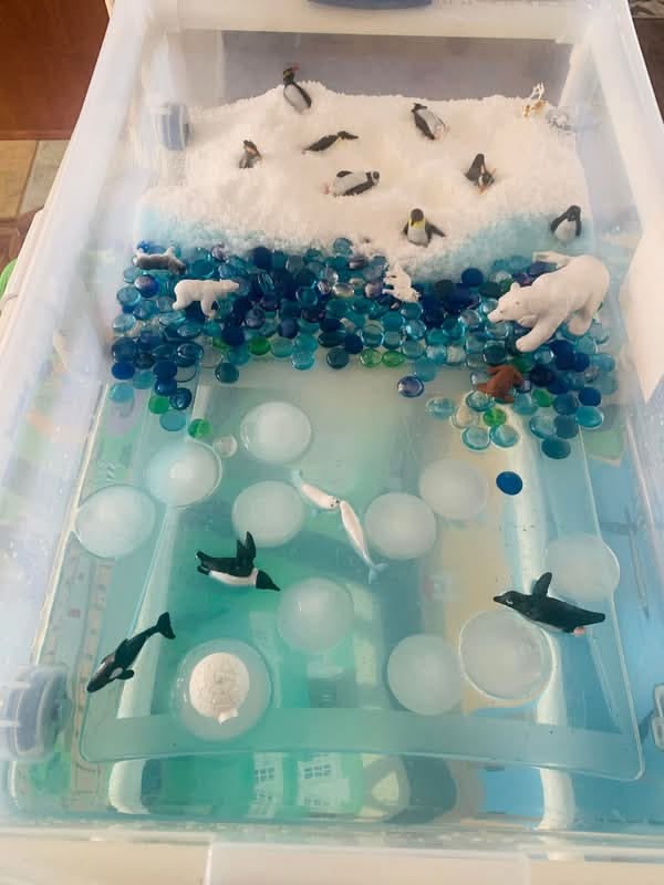Arctic Animal Sensory Bin