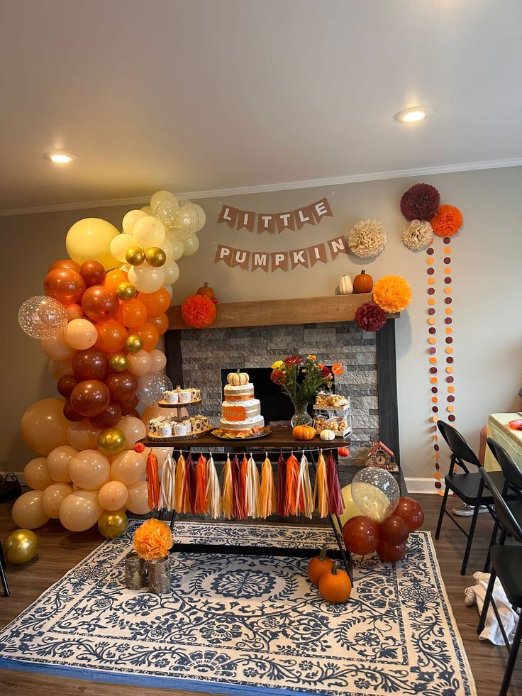 Autumn Rainbow Birthday