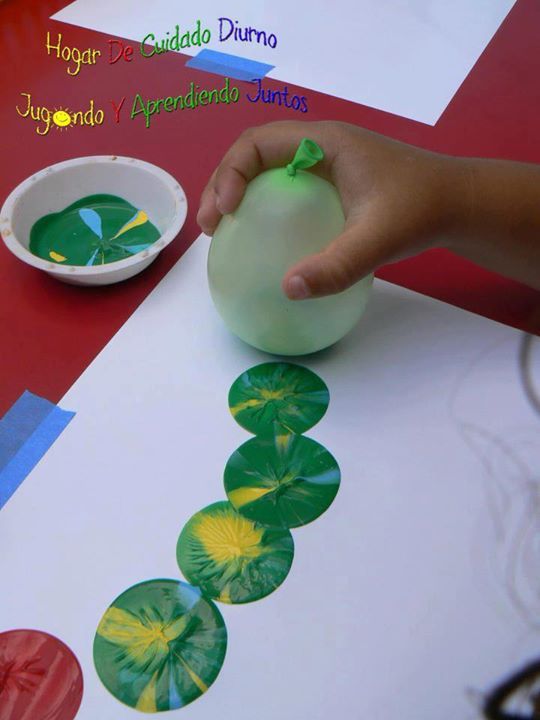 Balloon Stamp Painting