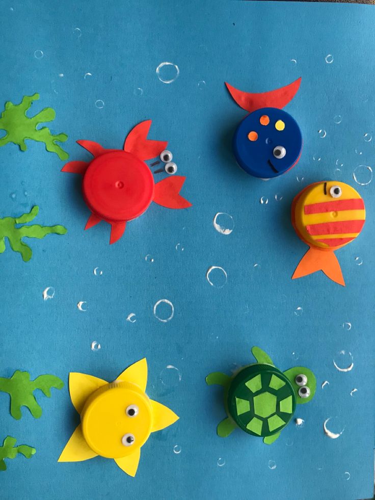 Ocean Bottle Cap Fish
