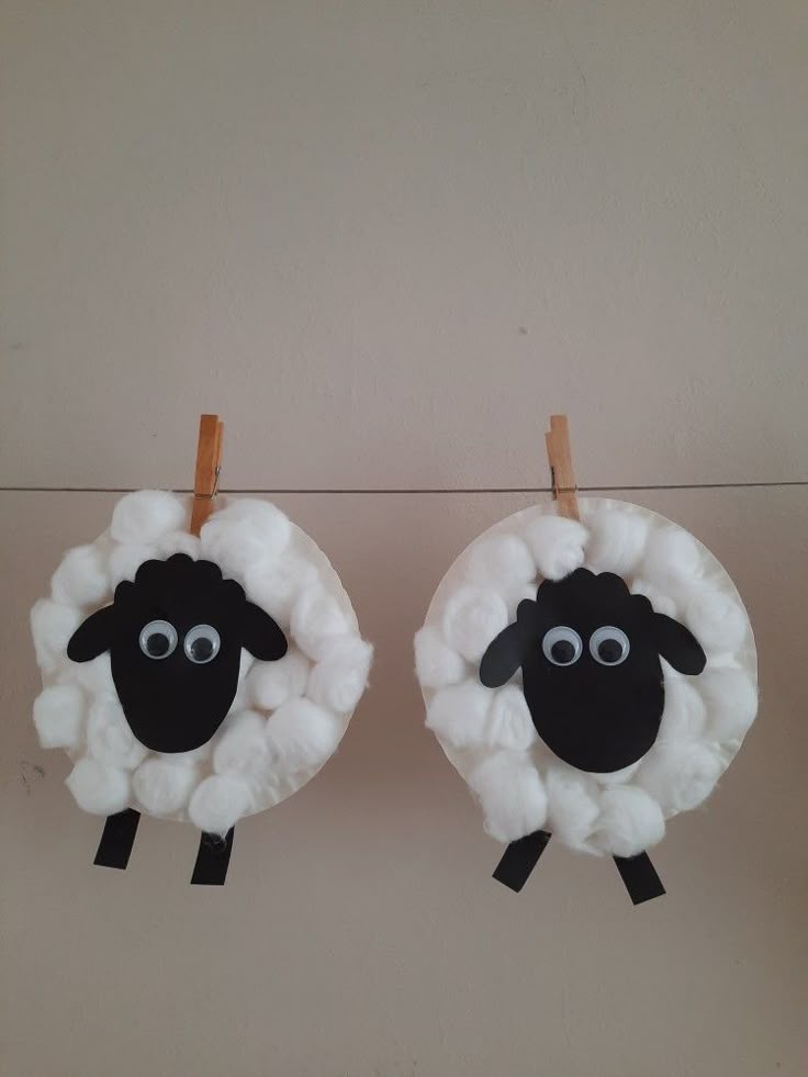 Cotton Ball Sheep