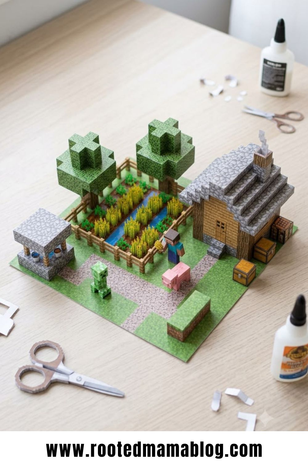Creative Minecraft Paper Craft Templates for Kids and Beginners 