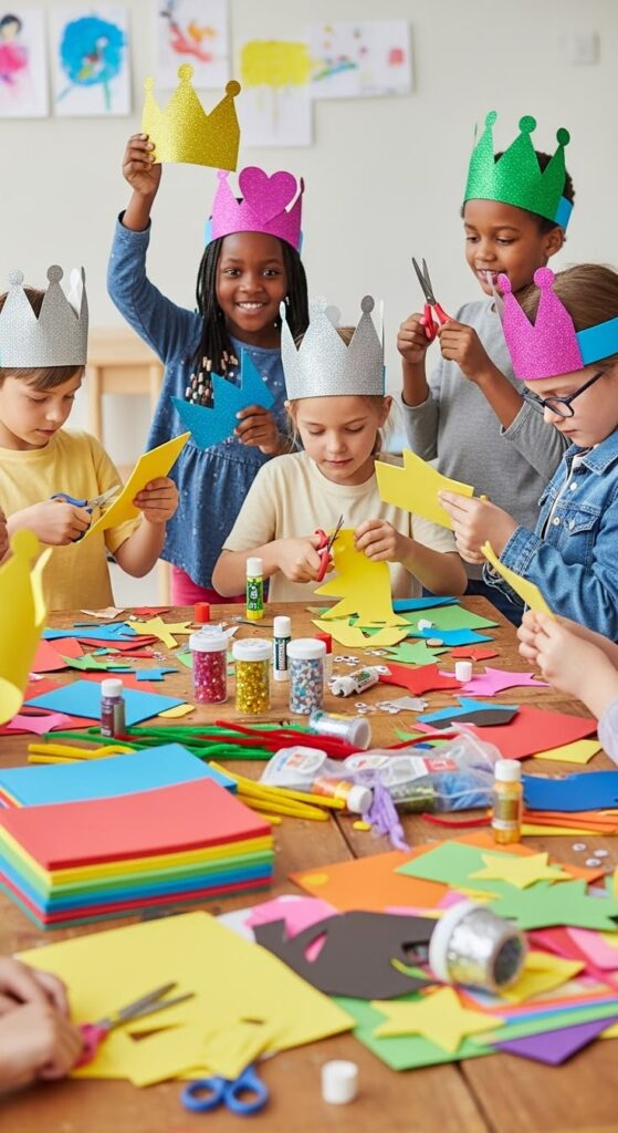 DIY Paper Crowns