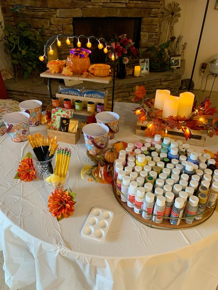 Fall Art Studio Birthday