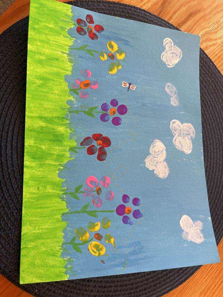 Fingerprint Flower Garden