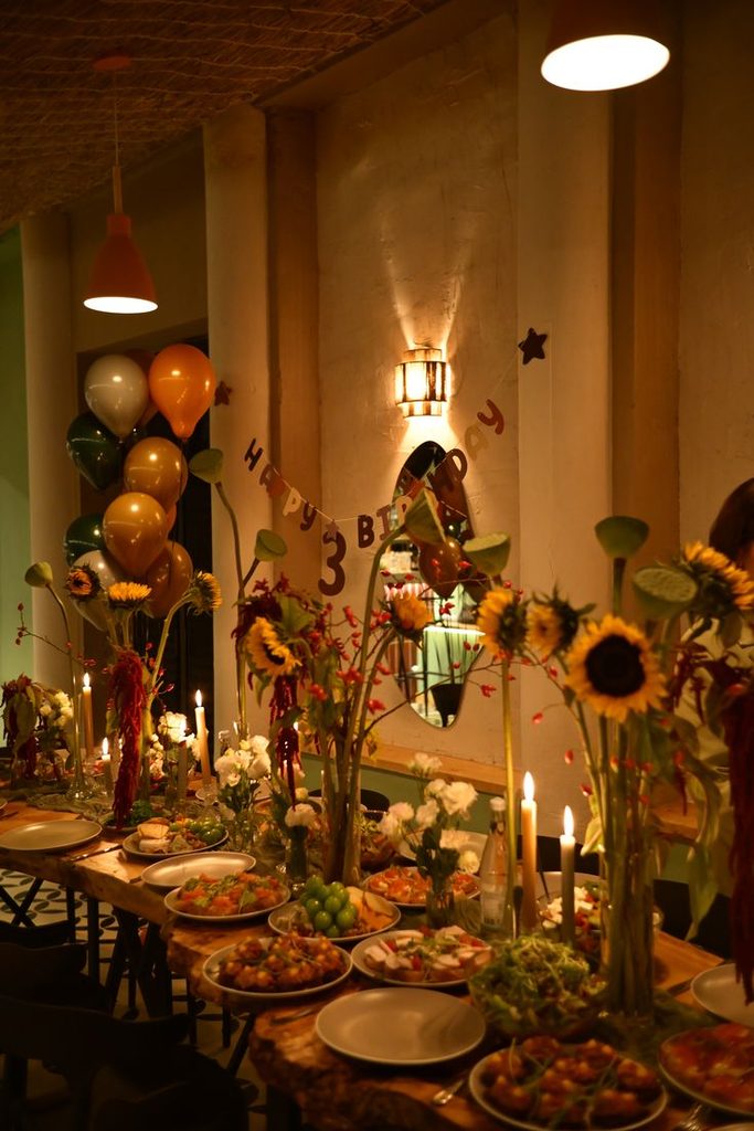 Golden Leaf Birthday Party
