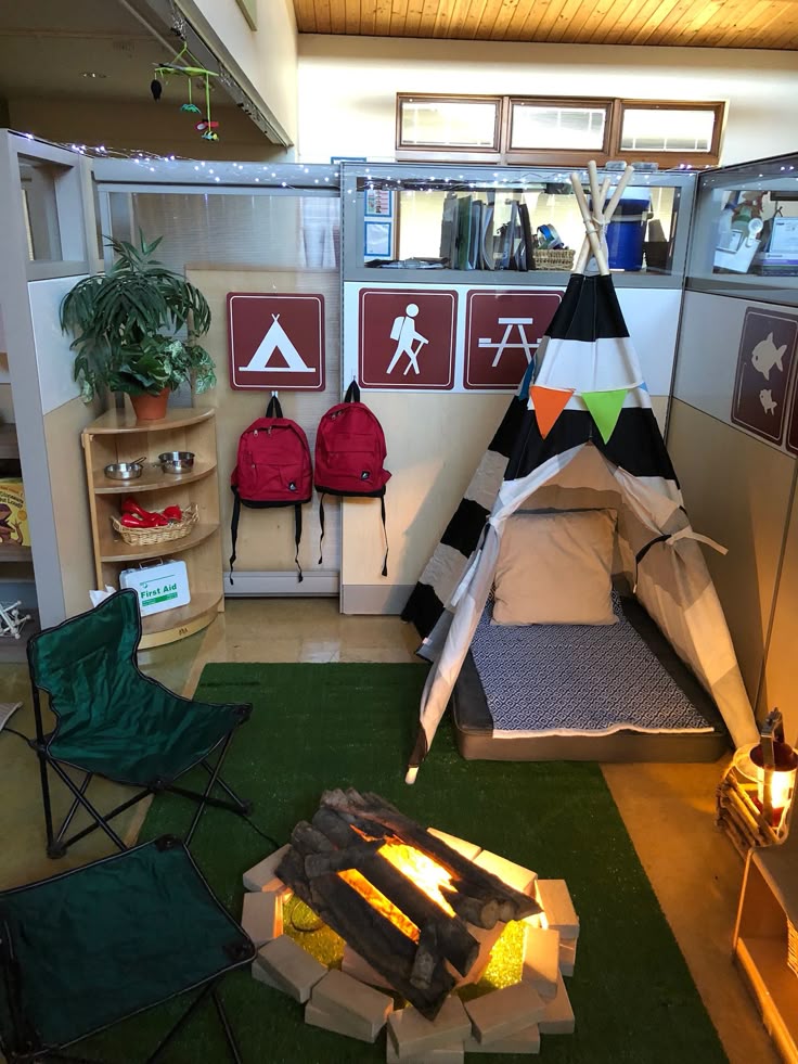 Have an Indoor Camping Adventure
