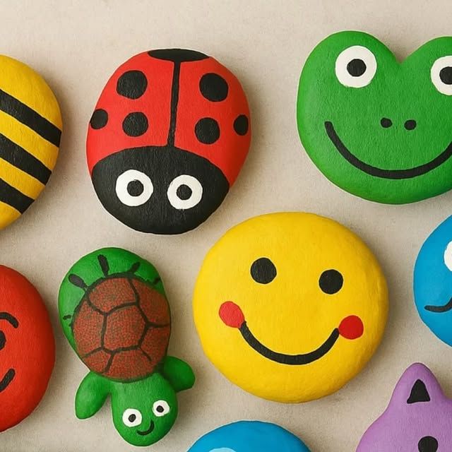 Painted Rock Animals