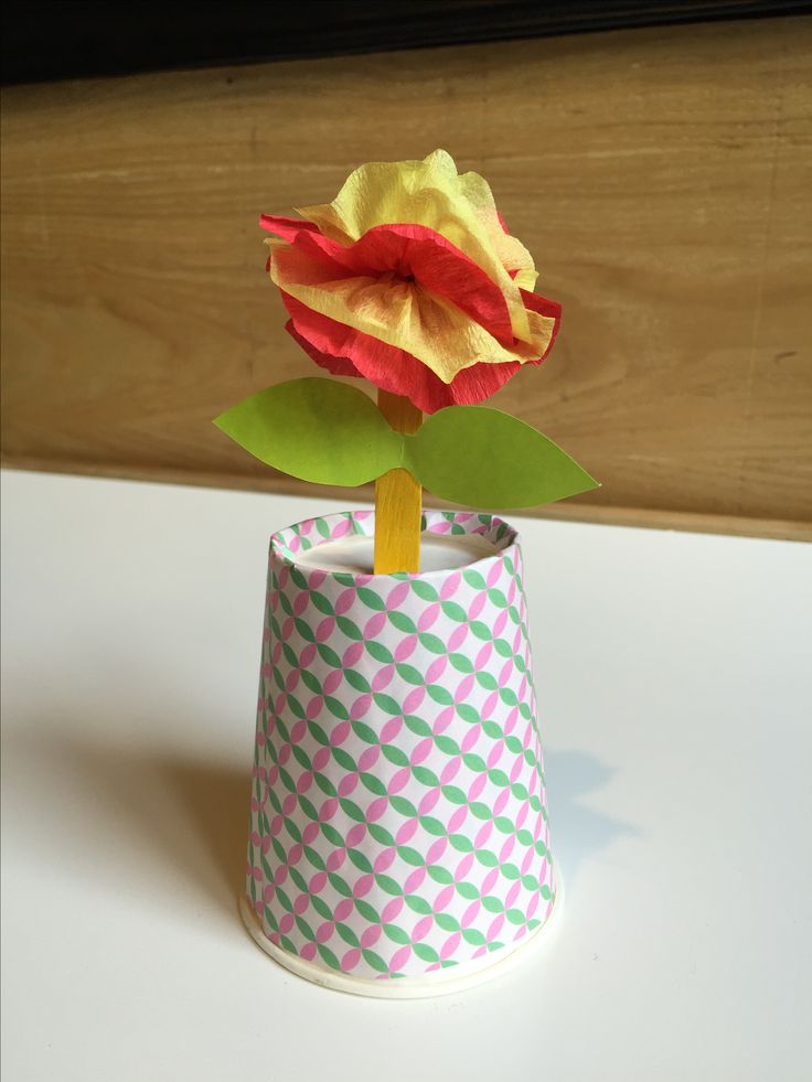 Paper Cup Flowers