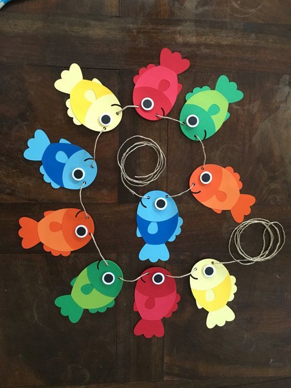 Paper Fish Garland