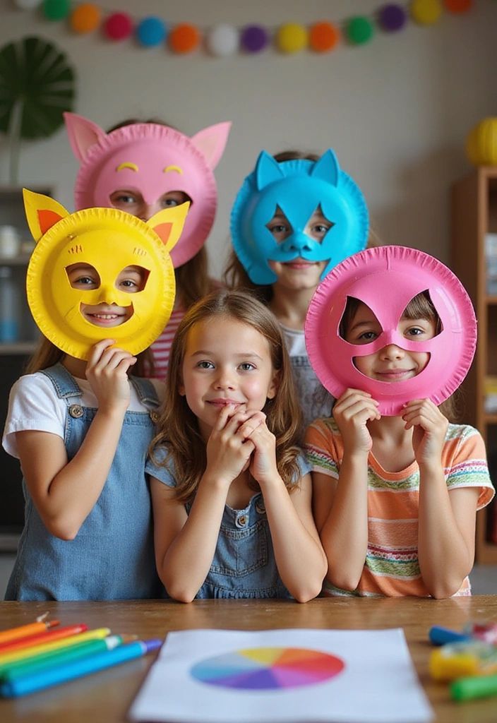 Paper Plate Animal Faces