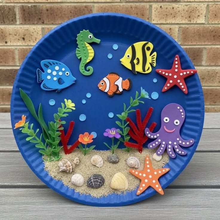Paper Plate Ocean