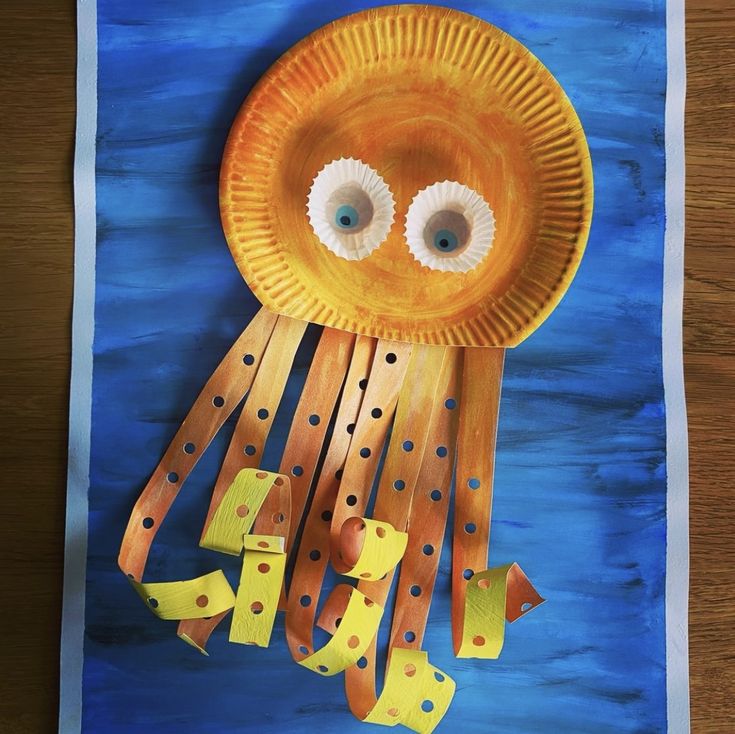 Paper Plate Octopus