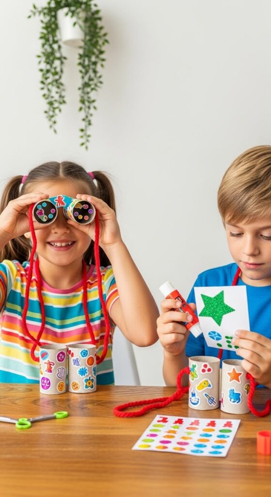 Toilet Paper Roll Binoculars