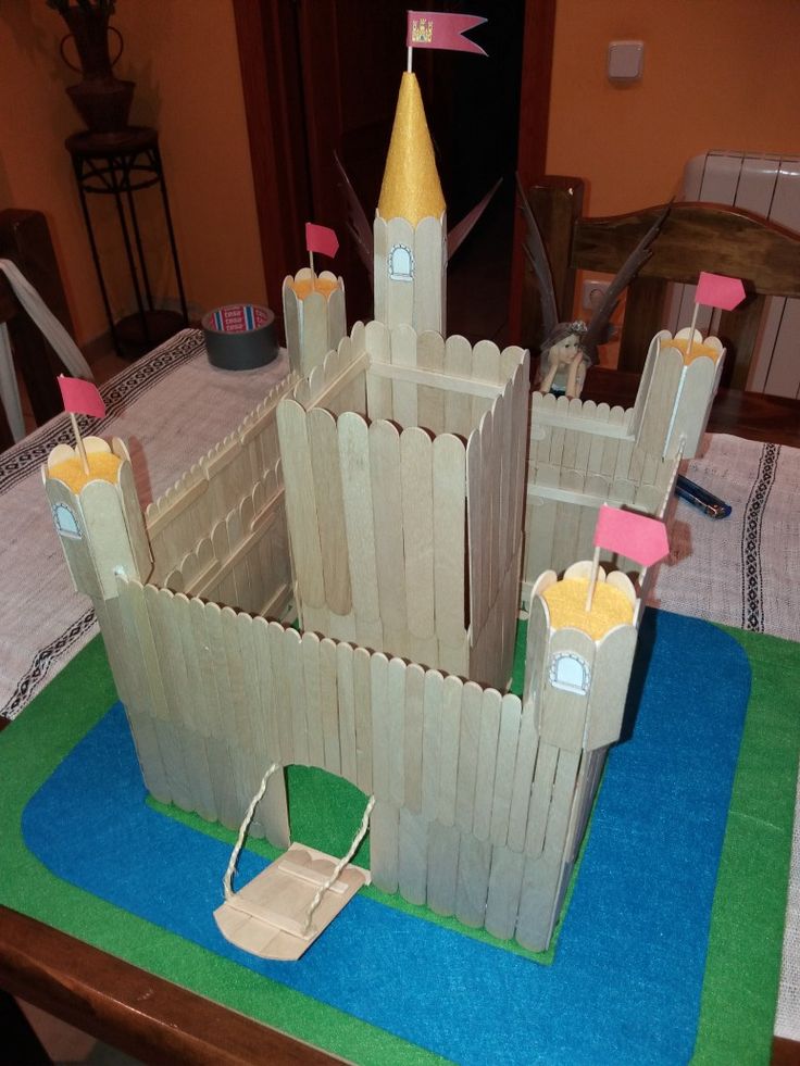 Popsicle Stick Castle