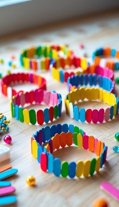 Popsicle Stick Friendship Bracelet Holder