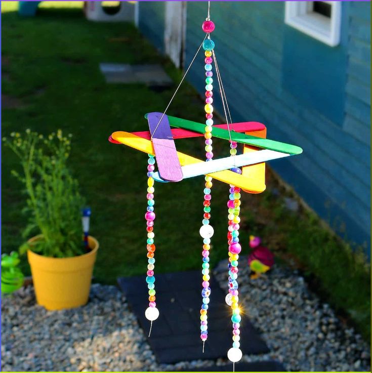Popsicle Stick Wind Chime