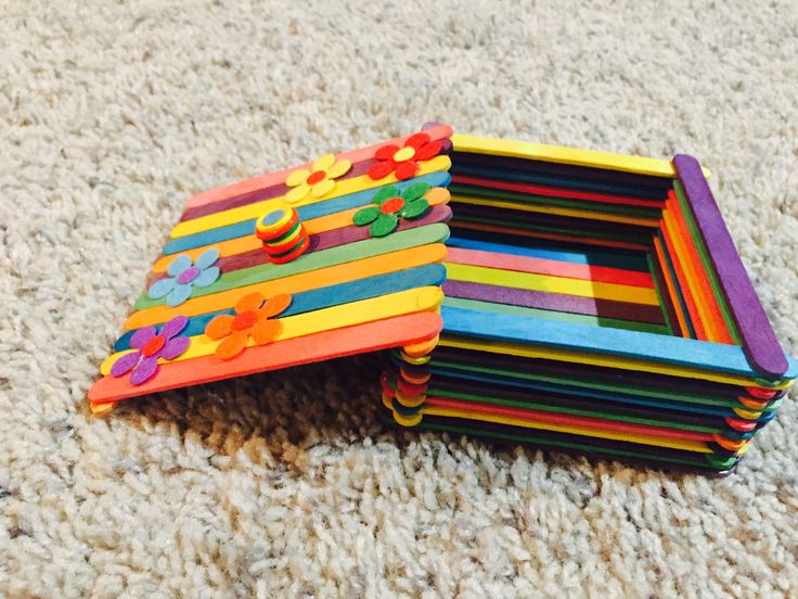 Popsicle Stick Treasure Box